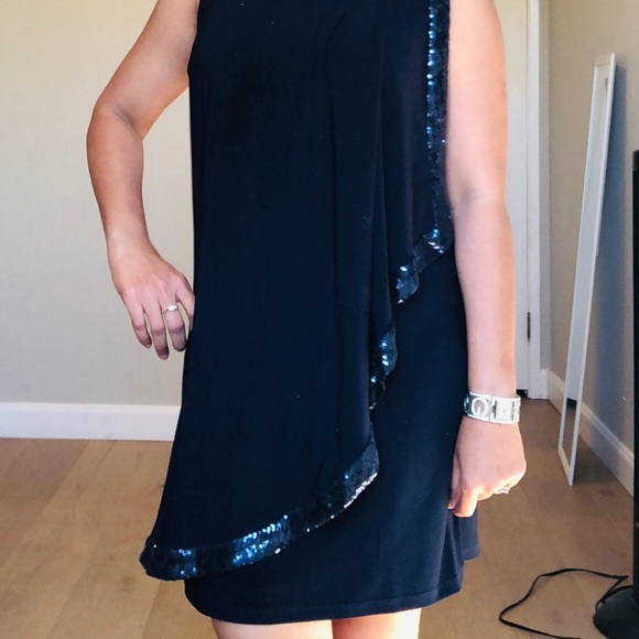 Midnight blue party dress - Picture 2 of 2